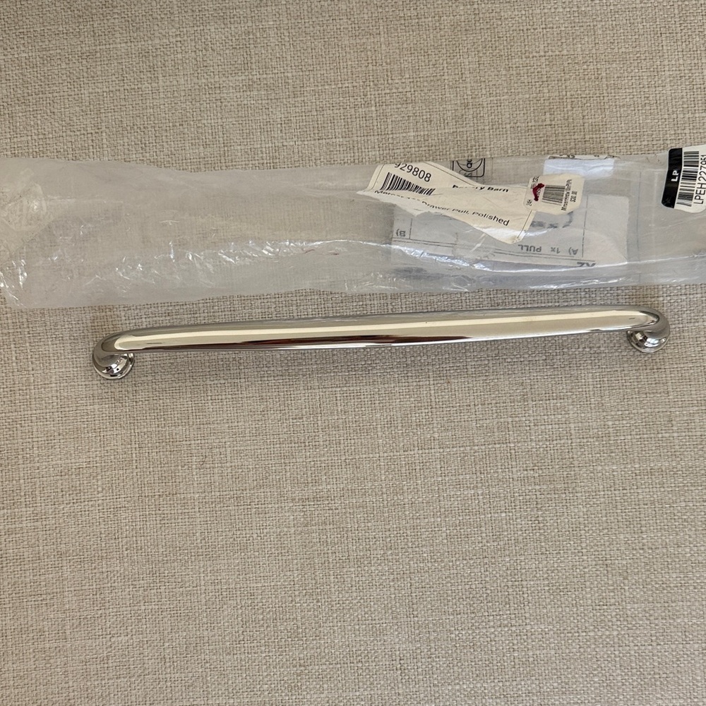 Pottery Barn 10” Mercer pull, polished nickel